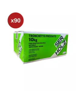 Bancale tronchetto di faggio/rovere  - 90 scatole da 10 kg